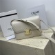 Celine Triomphe Medium Bag Calfskin Beige High