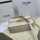 Celine Triomphe Medium Bag Calfskin Beige High