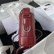 SMALL GABRIELLE HOBO BAG Aged Smooth Calfskin Burgundy High