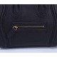 Celine Nano Luggage Bag In Black Drummed Calfskin Gold High