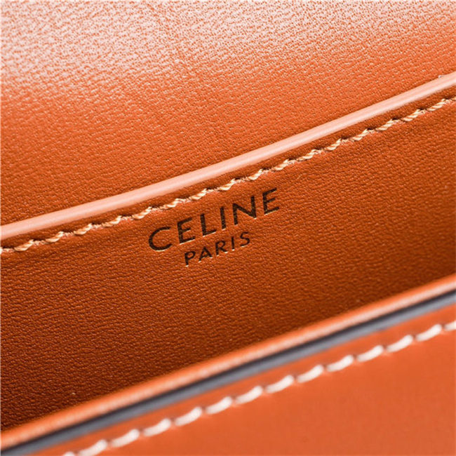 Celine CLUTCH ON STRAP IN SHINY CALFSKIN High