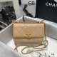 Chanel MINI FLAP BAG Calfskin & Gold-Tone Metal AS2615 Beige High