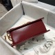 Chanel MINI FLAP BAG Calfskin & Gold-Tone Metal AS2615 Burgundy High