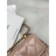 Chanel FLAP COIN PURSE WITH CHAIN Calfskin & Gold-Tone Metal AP2290 Beige A