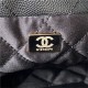 Chanel 22 MINI HANDBAG Shiny Grained Calfskin Black & Gold-Tone Lacquered Metal AS3980 High