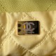 Chanel 22 MINI HANDBAG Shiny Grained Calfskin Yellow & Gold-Tone Lacquered Metal AS3980 High