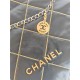 Chanel 22 MEDIUM HANDBAG Shiny Calfskin & Gold-Tone Metal AS3261 Black Chain High