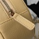 Clutch with Chain Grained Calfskin Zirconium & Gold-Tone Metal AP2736 A