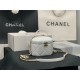 Chanel SMALL VANITY CASE Lambskin & Gold Metal AS2630 Grey High