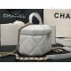 Chanel SMALL VANITY CASE Lambskin & Gold Metal AS2630 Grey High