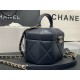 Chanel SMALL VANITY CASE Lambskin & Gold Metal AS2630 Navy High