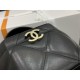 Chanel SMALL VANITY CASE Lambskin & Gold Metal AS2630 Black High