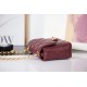 Chanel MINI FLAP BAG AS2693 Lambskin & Gold Metal Burgundy High