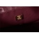 Chanel MINI FLAP BAG AS2693 Lambskin & Gold Metal Burgundy High