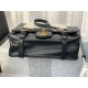 Chanel FLAP BAG Aged Calfskin & Gold-Tone Metal AS2696 Black High