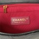 Chanel Small Flap Bag with Handle Velvet & Gold-Tone Metal AS3451 Black A