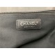 LARGE Chanel SHOPPING BAG TOTE Calfskin Silver Metal AS8473 Black High