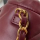 Chanel CLUTCH WITH CHAIN AP2330 Shiny Lambskin & Gold-Tone Metal Burgundy A