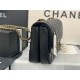 Chanel Flap Bag 57276 Lambskin Black High