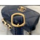 Chanel 19 Waist Bag AS1163 Lambskin Navy High