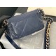 Chanel 19 Waist Bag AS1163 Lambskin Navy High