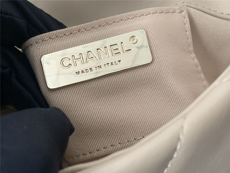 Chanel 19 Waist Bag AS1163 Lambskin Nude High