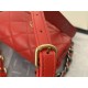 Chanel 19 Waist Bag AS1163 Lambskin Red High