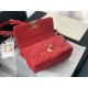 Chanel 19 Waist Bag AS1163 Lambskin Red High