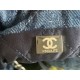 Chanel 22 MEDIUM HANDBAG Denim & Silver-Tone Metal AS3261 High