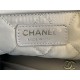 Chanel 22 MEDIUM HANDBAG Shiny Calfskin & Silver-Tone Metal AS3261 Grey High