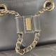 Chanel Duma Backpack 2908 Lambskin Gold-Tone Metal Grey A