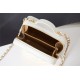 Chanel VANITY CASE Lambskin & Gold Metal AS2900 White High