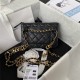 Chanel WAIST BAG AS3225 Grained Shiny Calfskin & Gold-Tone Metal Black A