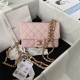 Chanel WAIST BAG AS3225 Grained Shiny Calfskin & Gold-Tone Metal Pink A