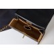 MINI FLAP BAG WITH HANDLE Lambskin & Gold-Tone Metal AS2796 Black High