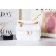 Chanel MINI FLAP Bag AS2684 Lambskin & Gold-Tone Metal White High