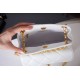 Chanel MINI FLAP Bag AS2684 Lambskin & Gold-Tone Metal White High