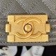 Chanel SMALL BOY Chanel MESSENGER BAG Grained Calfskin & Gold-Tone Metal AS3350 Dark Grey A