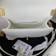 Chanel SMALL BOY Chanel MESSENGER BAG Grained Calfskin & Gold-Tone Metal AS3350 White A