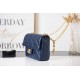 Chanel MINI FLAP BAG AS2693 Lambskin & Gold Metal Navy High