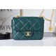 Chanel MINI FLAP BAG AS2693 Lambskin & Gold Metal Green High