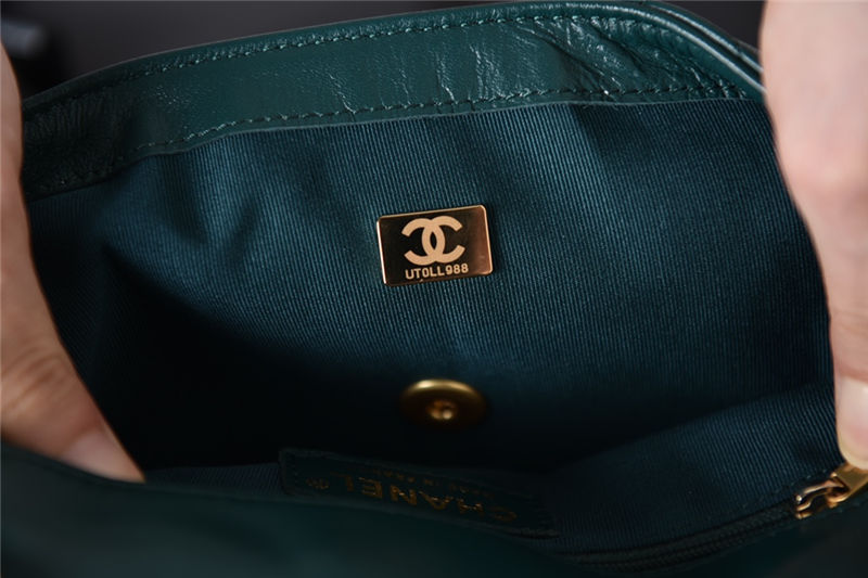 Chanel MINI FLAP BAG AS2693 Lambskin & Gold Metal Green High