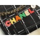 Chanel 22 SMALL HANDBAG Tweed & Gold-Tone Metal AS3260 High