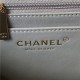 Chanel SMALL FLAP BAG With Top Diamond Handle Lambskin & Gold-Tone Metal AS4141 Grey A