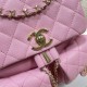 Chanel BACKPACK AS3860 Grained Shiny Calfskin & Gold-Tone Metal Pink A