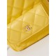 Chanel Mini Backpack Lambskin Gold-Tone Metal AP3753 Yellow High