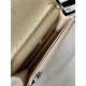 Classic Wallet on Chain AP0250 Grained Calfskin Beige Silver Metal A