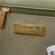 Chanel 19 Flap Bag Goatskin/Lambskin Green High