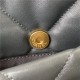 Chanel 19 Flap Bag Goatskin/Lambskin Dark Grey High