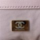 Chanel 19 Flap Bag Goatskin/Lambskin Pink High